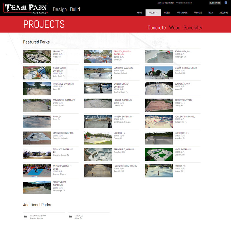 team_pain_screen2 Team Pain project page